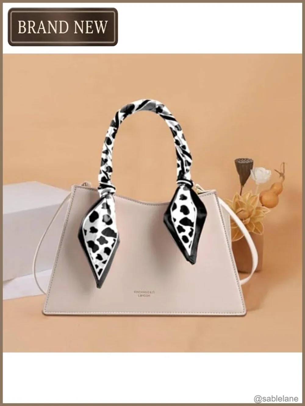 Silk Feeling Satin Scarf Long Neck Scarf Hair Scarf Handbag Accessory Women